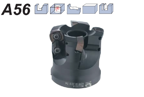 ASRF 高速角 R 殼型銑刀